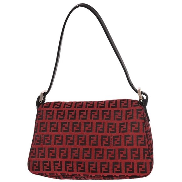 Fendi Red Zucchino Handbag 3677 8BR180 029 196142 - Picture 2 of 10